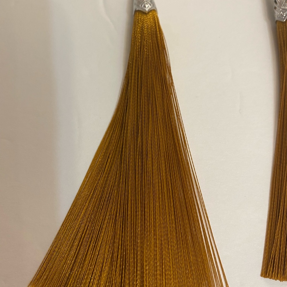 Gold Tassel Earrings